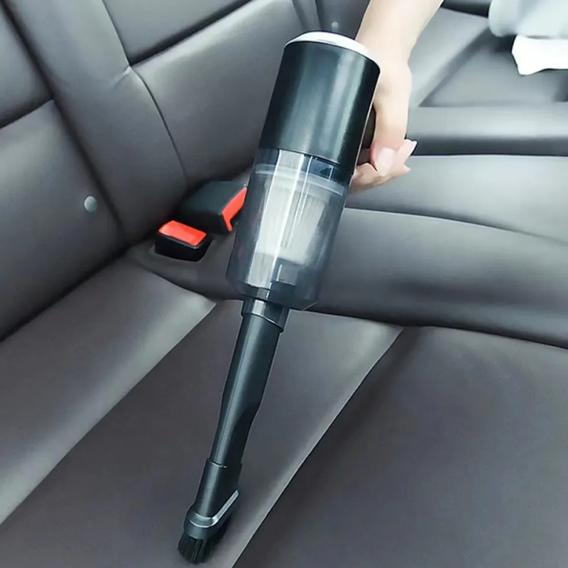 Aspirador De Pó Portátil Automotivo Potente Recarregável Elétrico